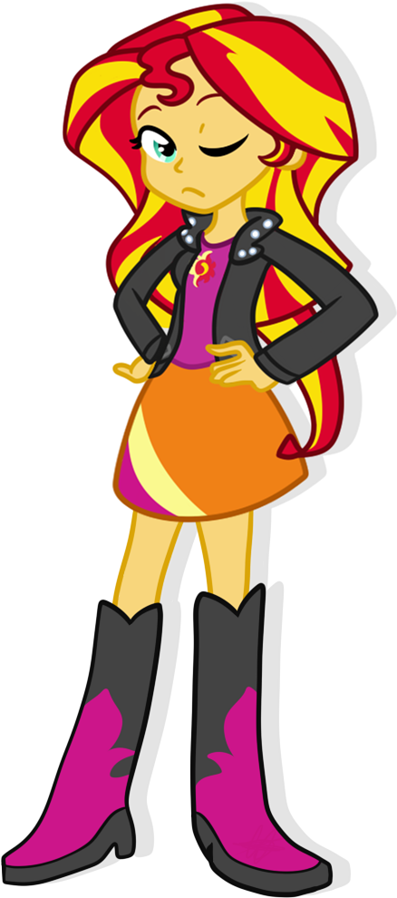 //equestria Girls//sunset Shimmer By Embercl - Sunset Shimmer (492x1042)