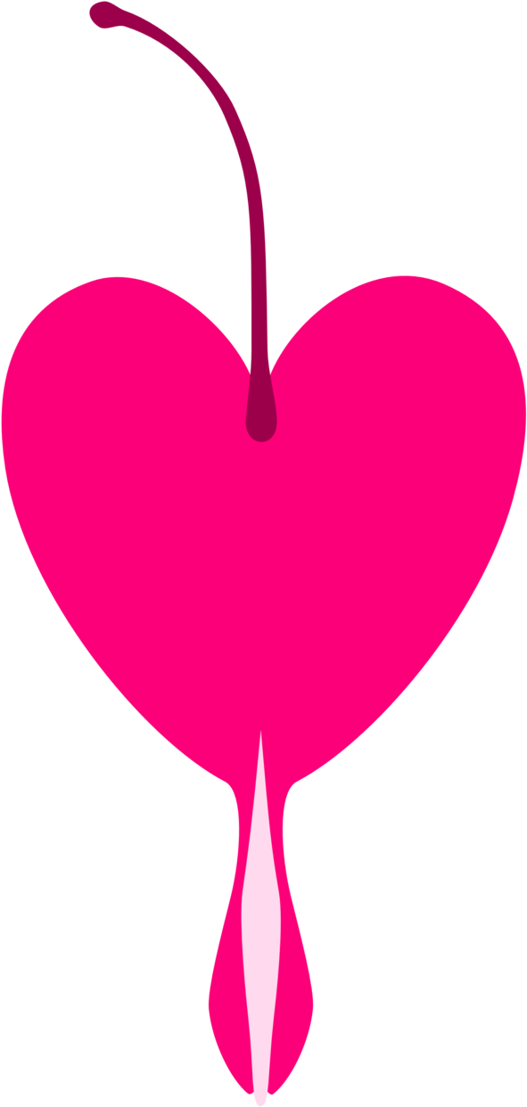 Bleeding Heart Cutie Mark Request By The Smiling Pony - Cutie Mark Heart Png (627x1275)
