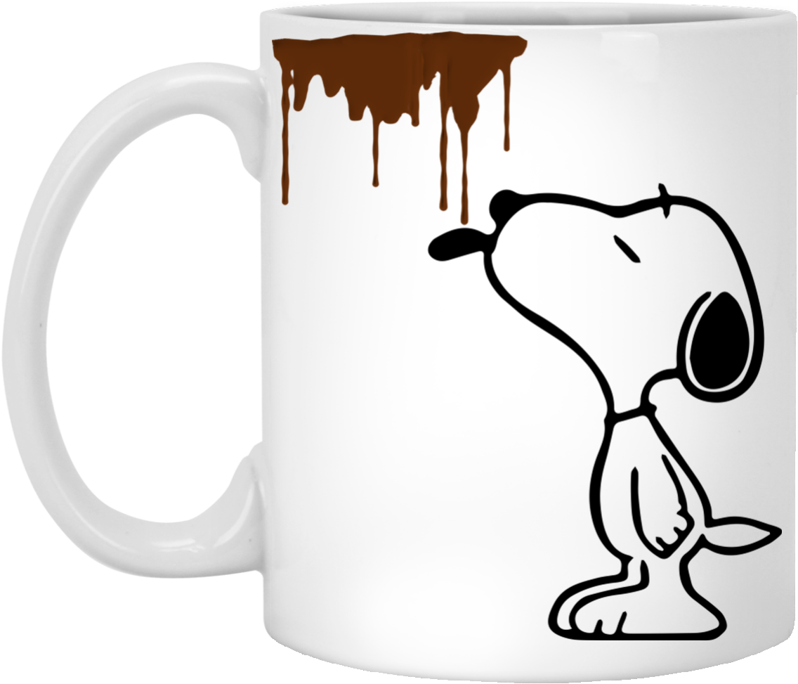 Snoopy Coffee Dirty Funny Mugs - Giving Someone A Raspberry (1155x1155)