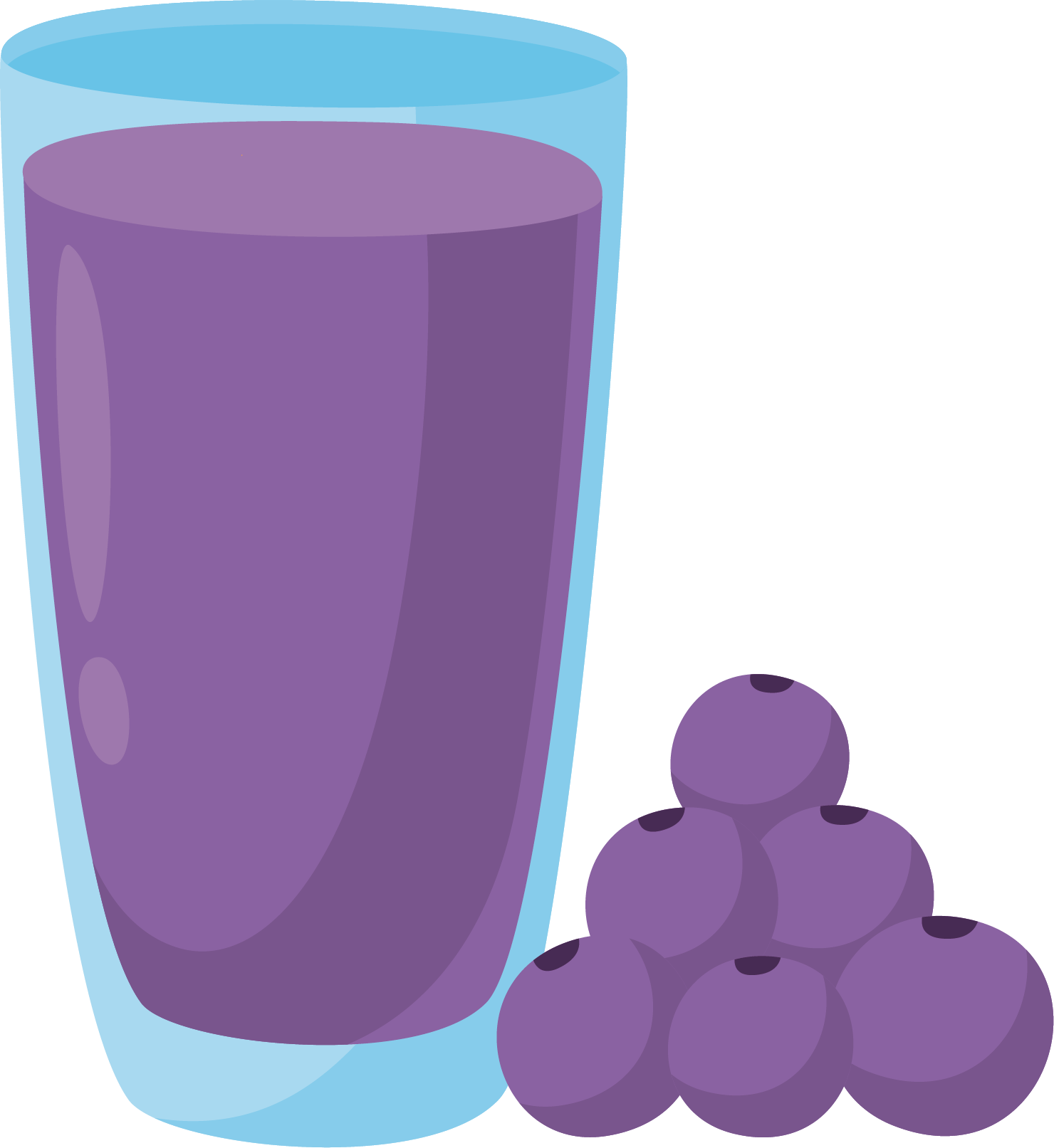 Strawberry Juice Wine Must - Grape Juice Clipart (1480x1613)