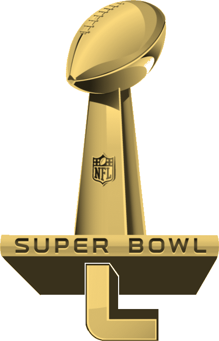 Trophy Clipart Nfl - Super Bowl 50 L (445x693)
