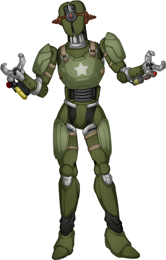 Assaultron - Fallout 4 Assaultron (644x990)