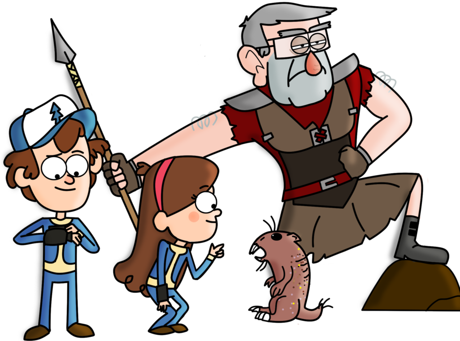 Steven Universe Fallout Crossover - Fallout New Vegas Gravity Fall (900x667)