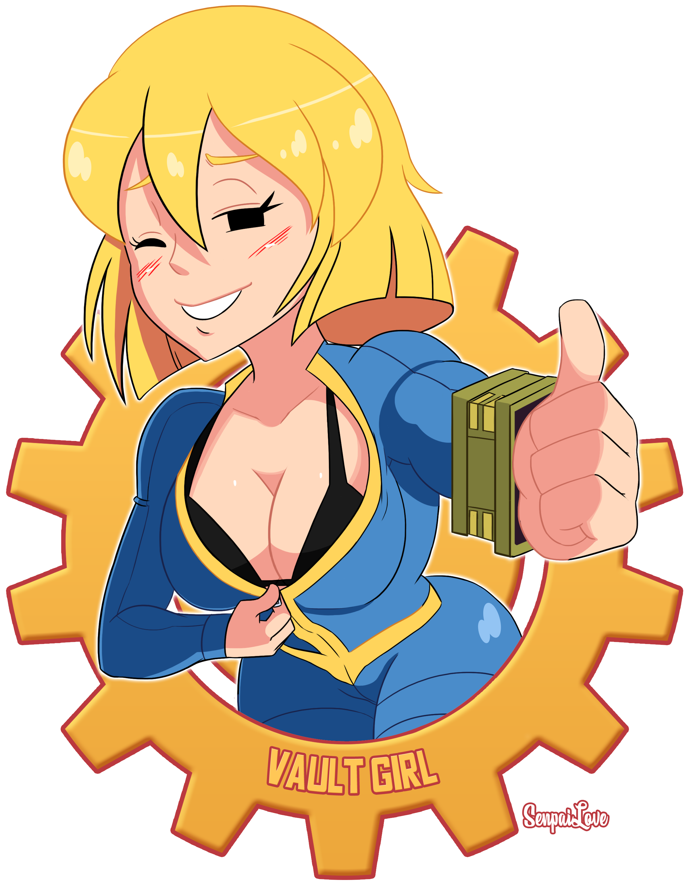 Author Comments - Fallout Vault Girl Hentai Cartoon (2550x3300)