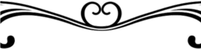 Victorian Clipart Scroll - Line Art (640x480)