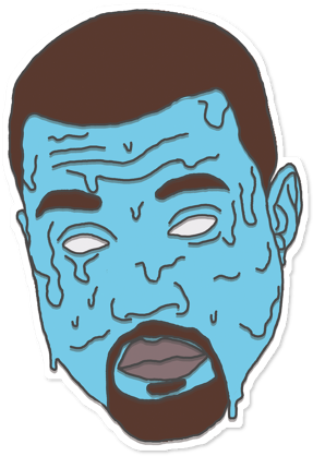 Sobre Azul, Zombie, Zumbi, Alternativo, West, Rap, - Grime Art Rap (450x450)