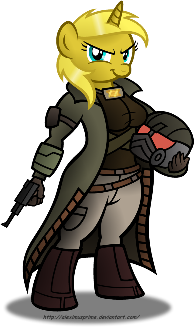 Fallout Ticket By Aleximusprime - Mlp Fallout Arts (695x1148)