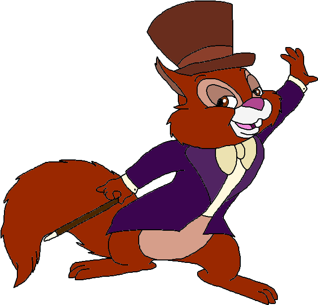 Squirrelly Wonka By The Acorn Bunch - Cartoon (662x640)