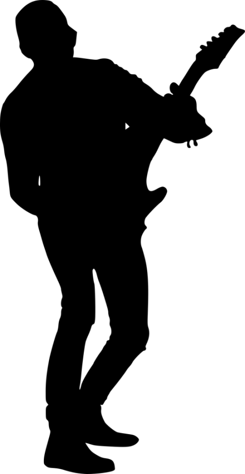 Free Png Electric Guitar Player Png Images Transparent - Guitar Playing Png (480x928)