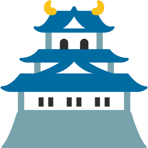 Japanese Castle Emoji - Japanese Castle Emoji (512x512)