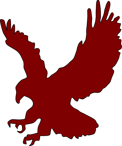 Eagle 7 Clip Art At Clker - Eagle Silhouette (498x598)