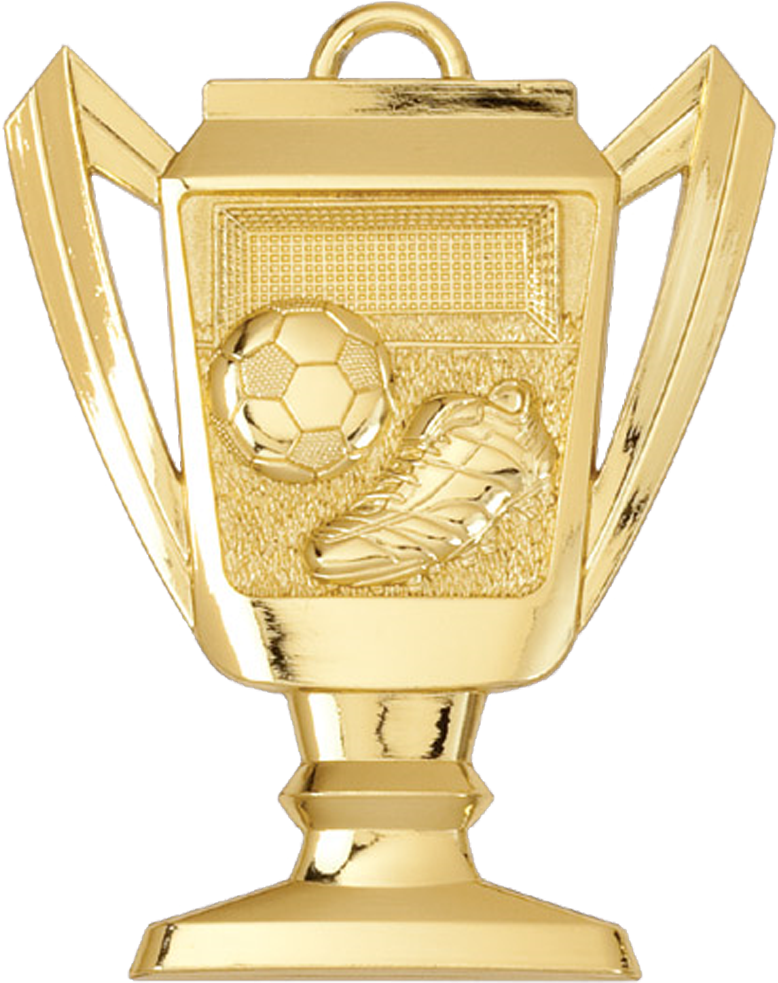 Trophy Soccer Gold - Trophy Medal (902x984)