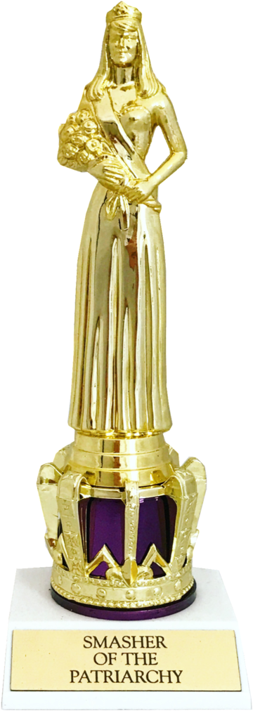 Smasher Of The Patriarchy Crown Trophy - Feminist Trophy (477x1024)