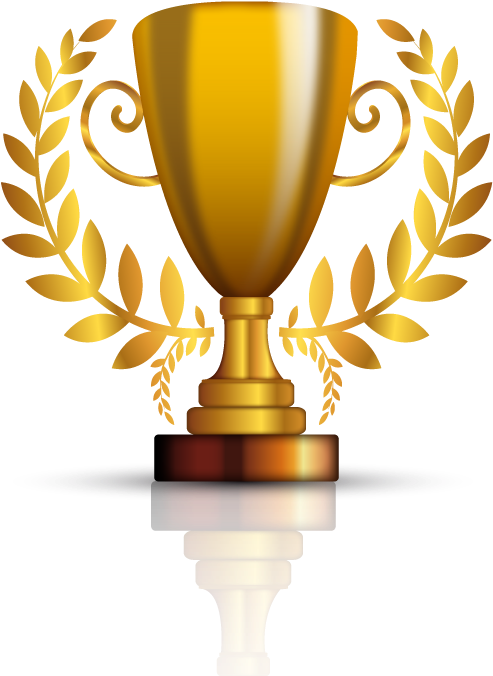 Trophy Gold Medal Award Prize - Achievements Clipart Png (800x800)