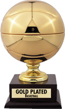Soccer Trophy - Basketball Trophy Png (300x400)
