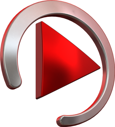 Play, Logo, Red From Abouthere - Logo For Music Video (403x447)