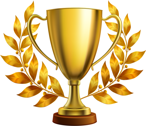 Gold Cup Trophy Png Image - Trophy Png (600x522)