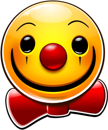The Clown By Mondspeer - Emoticons Clown (400x466)