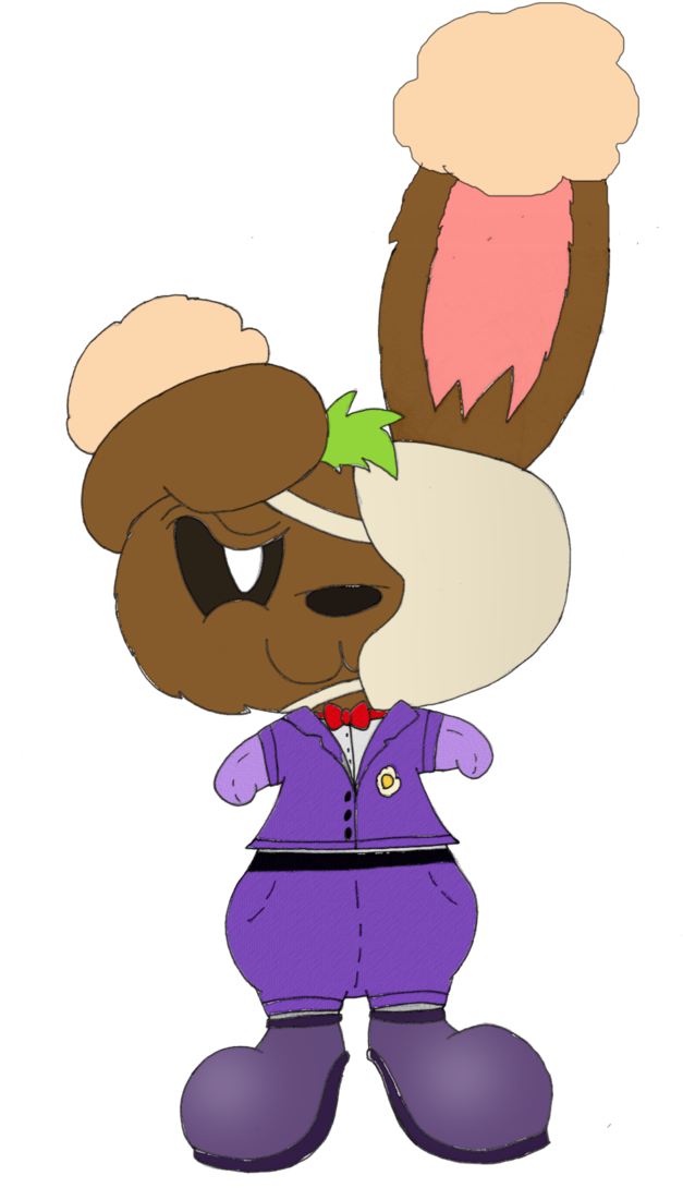 Killer Clown Buneary Of The Opera By Unownace - Cartoon (686x1164)