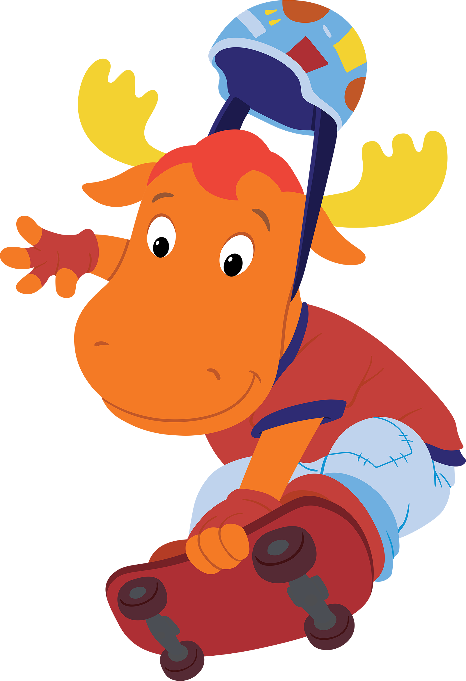 The Backyardigans Sport-tacular Tyrone On Skateboard - The Backyardigans (1601x2340)