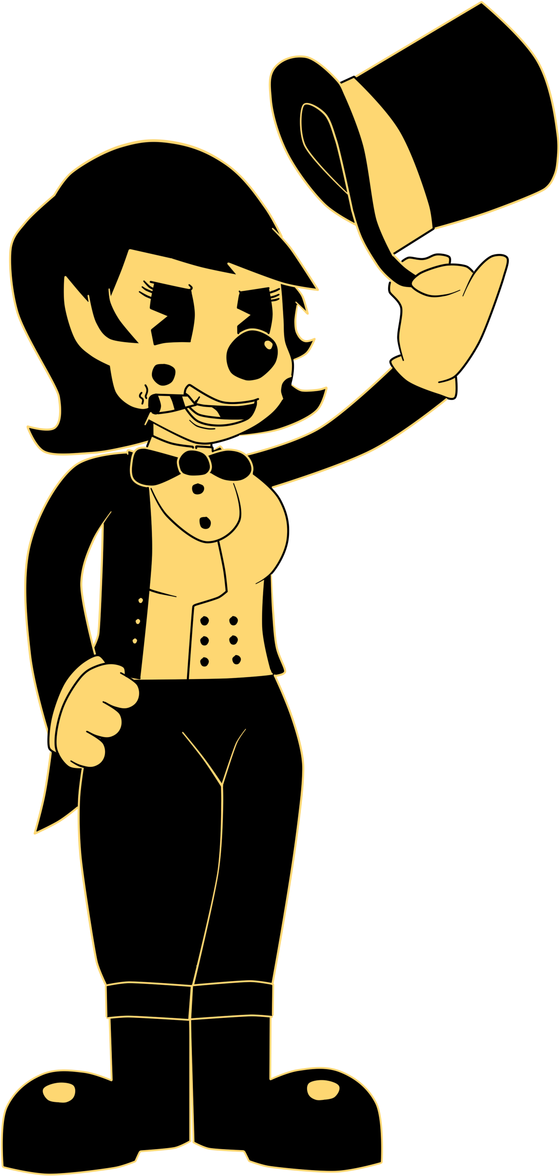 Jojo - Bendy And The Ink Machine Bootleg Bart (1309x2445)