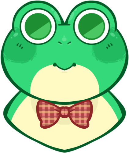 Frog With A Bow Tie He Is A Gentleman A Very Good Boy - True Frog (500x577)