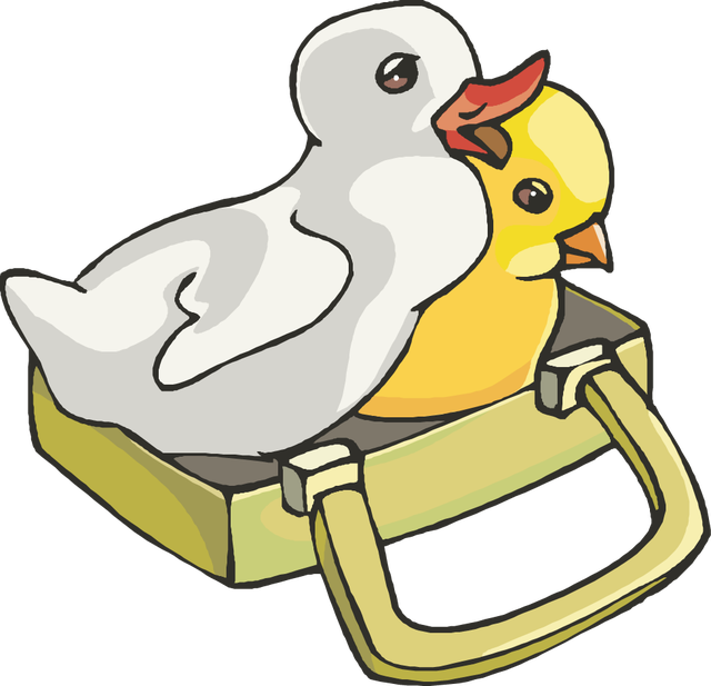 Clipart Info - Chick And Duck Clipart (640x617)