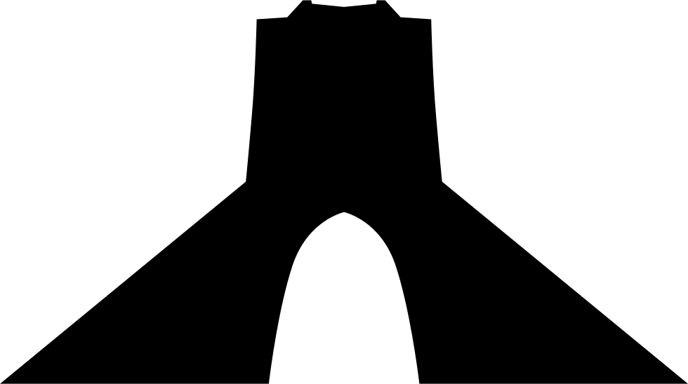 Png File Svg - Azadi Tower Tehran Vector (980x548)
