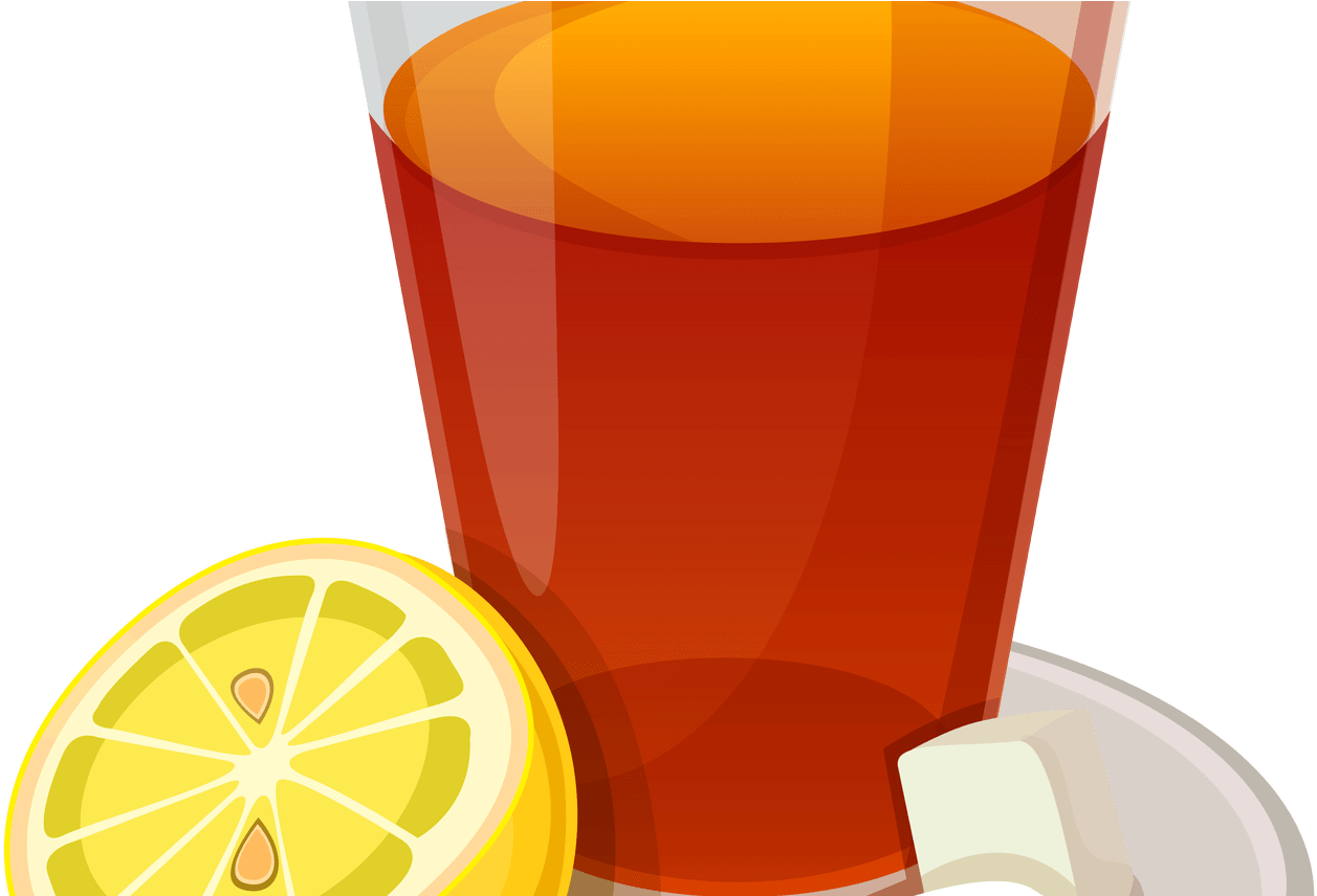 Cup Of Tea And Lemon Png Vector Clipart Picture Gallery - Tea (1368x855)