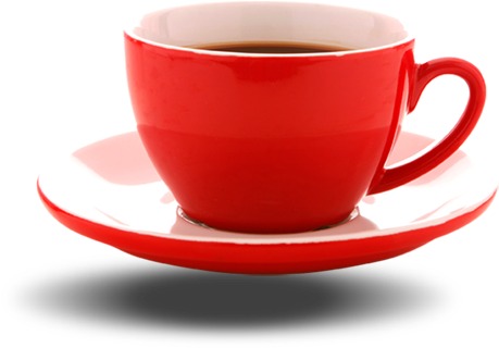 Tea Cup Png Photos - Cafe Cup Png Red (532x500)