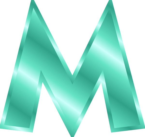 Tosca Letter M Clipart - Clip Art (600x567)