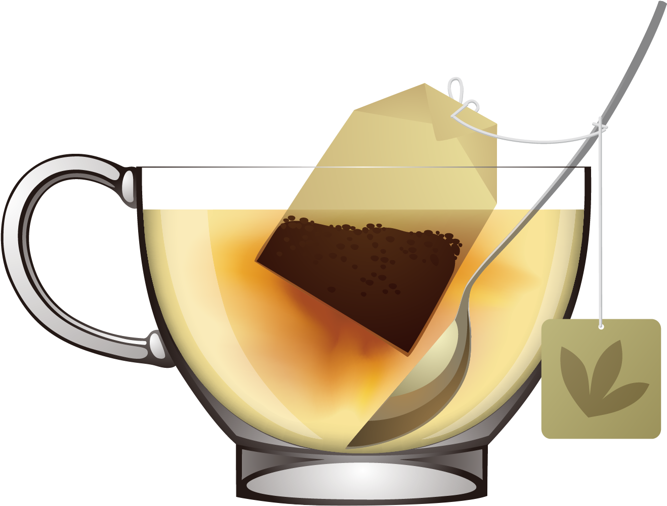 卡通泡茶杯 - Hot Water For Tea (1654x1654)