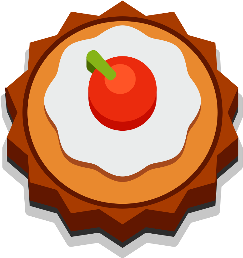 卡通糕点甜食素材 - 餅乾 卡通 (996x1011)