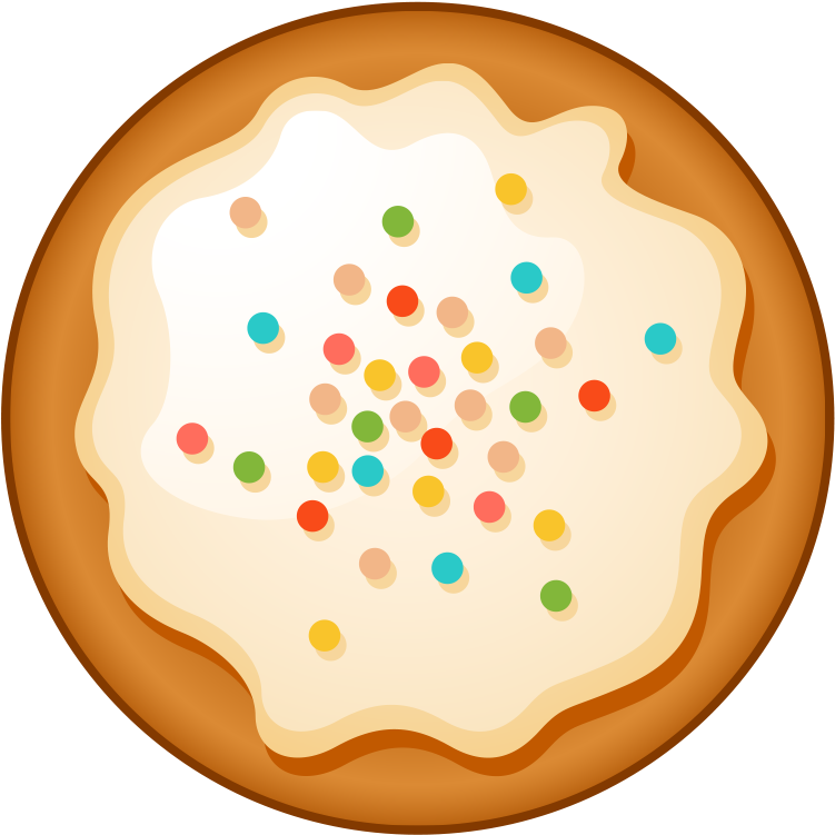 卡通甜食和巧克力糖素材 - Cookie (960x931)