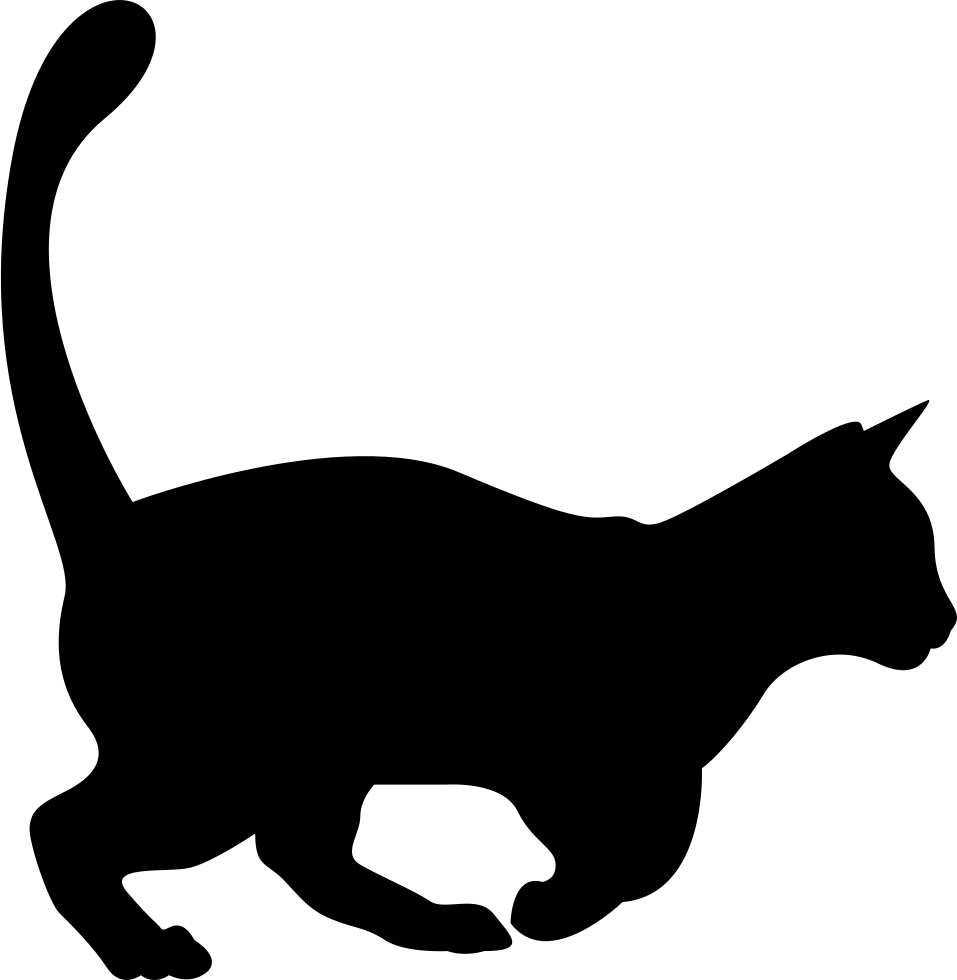 Domestic Cat Shape Comments - Free Cat Svg Files (957x980)