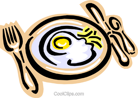 Café Da Manhã Com Ovos Livre De Direitos Vetores Clip - Emblem (480x340)