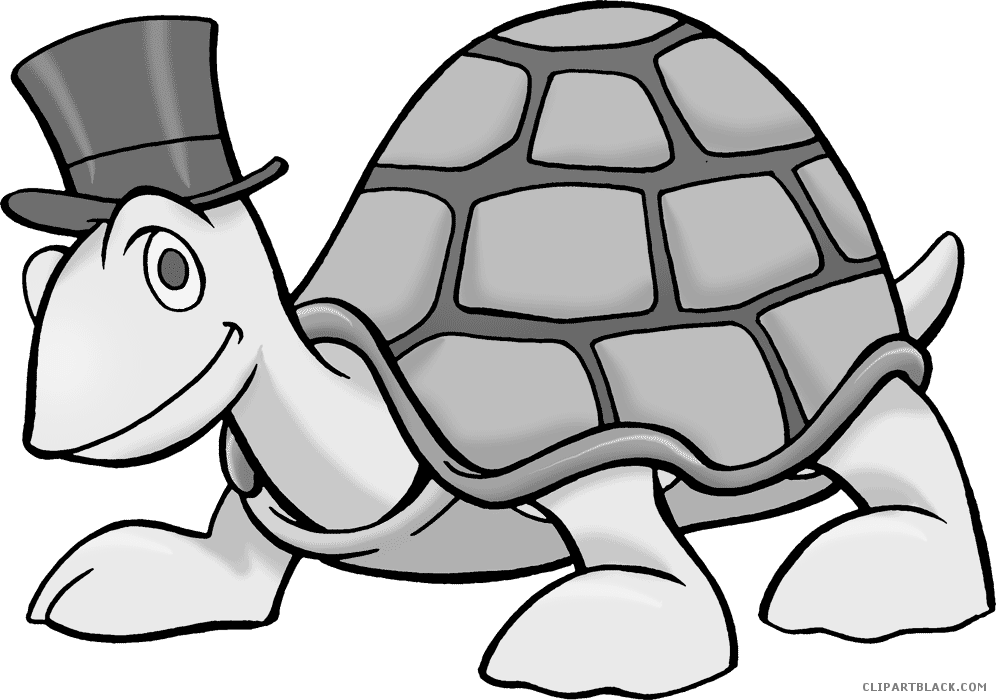 Turtle Animal Free Black White Clipart Images Clipartblack - Pagong Akong Kuyang Pilipinas Mousepad (996x700)