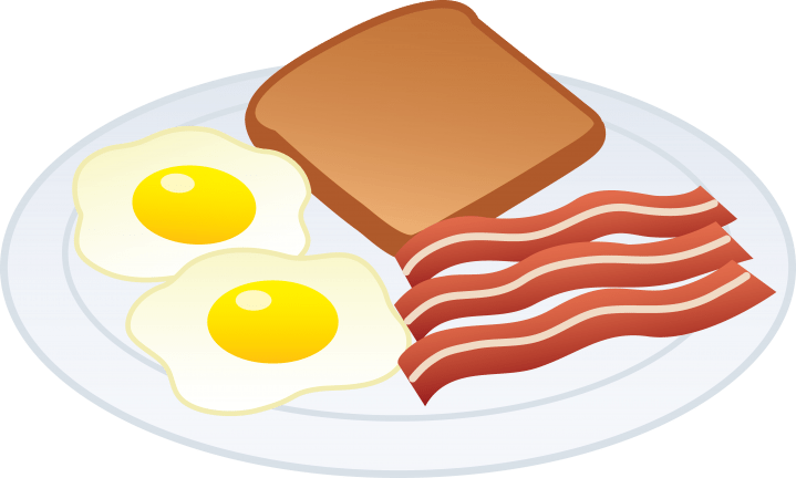 Cafeteria Clipart Table Full Food - Breakfast Clip Art (719x432)