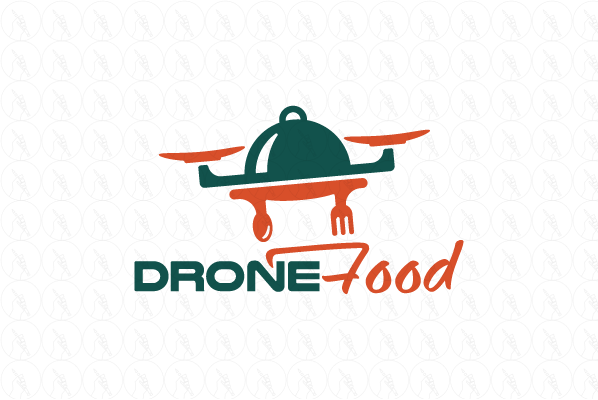Drone Food Delivery Logo (598x400)