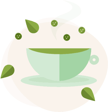 Green Tea - Circle (357x380)