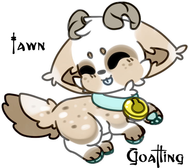 Goatling (closed Species) Auction Adopt By Setsaii - Cartoon (800x700)