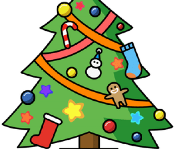 Christmas Tree Cliparts - Christmas Tree Ornament (round) (640x480)