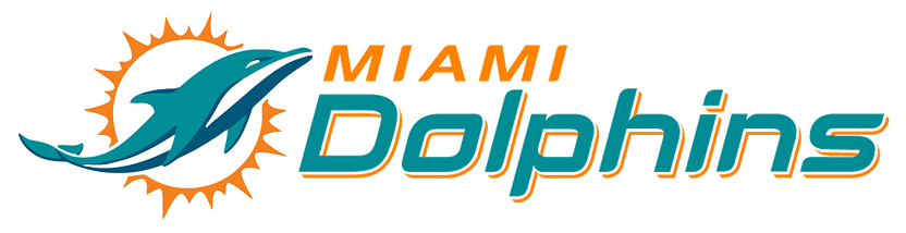 Miami Dolphins Logo - Miami Dolphins Logo Png (832x214)