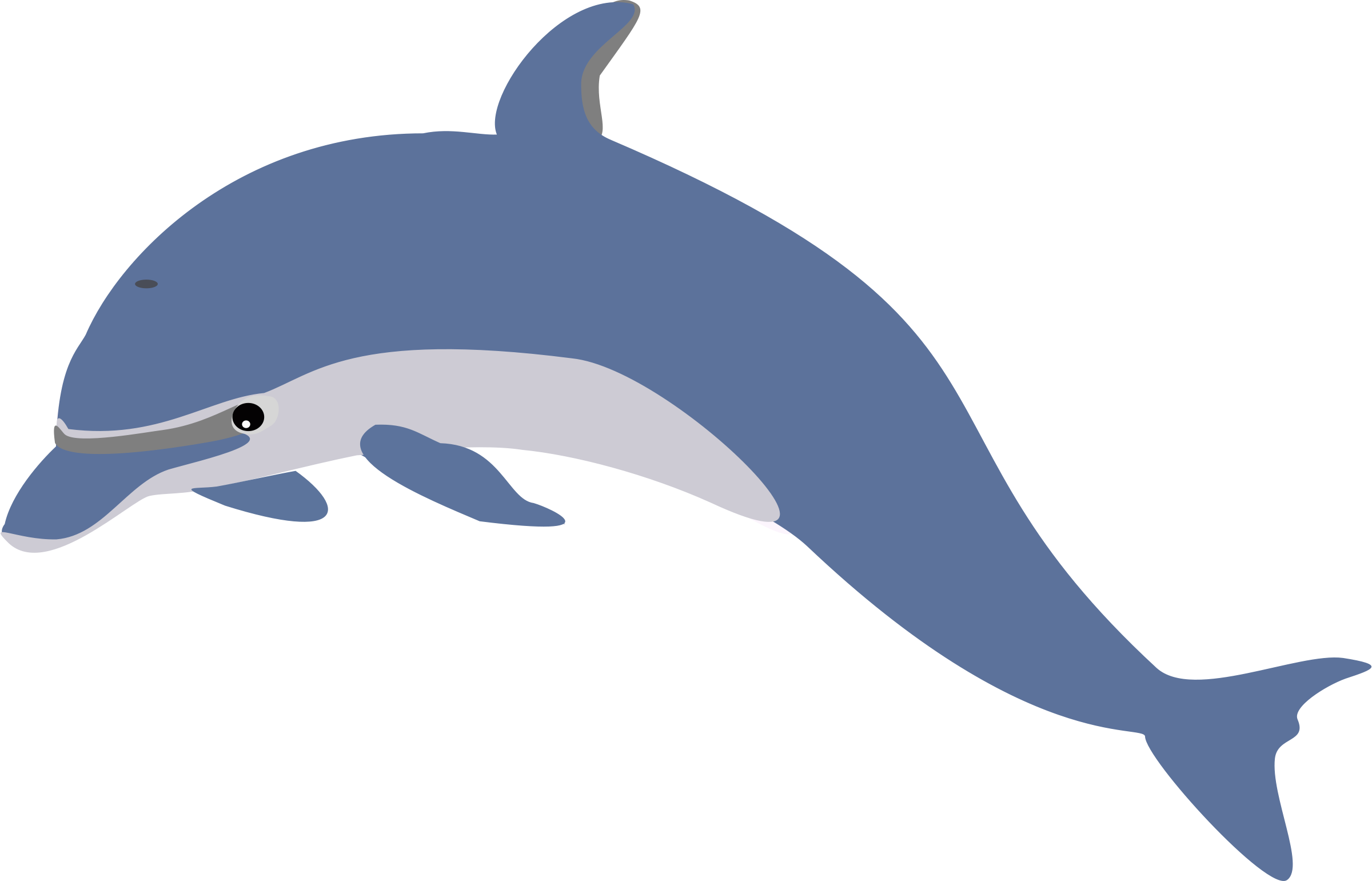 Clipart Of Common, Processing And Dolphin Of - Clip Art (2400x1541)