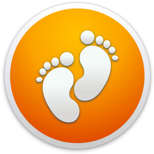 Footprint Infant Child - Footsteps Icon Circle Png (512x512)