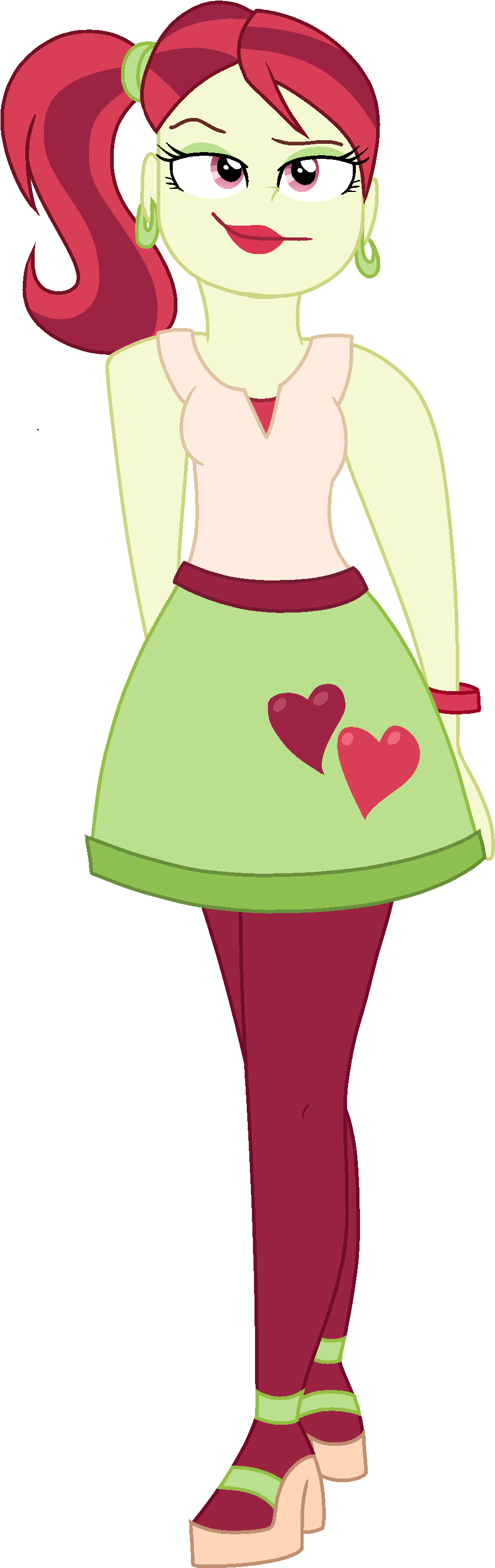 Rose Heart Redesign By Berrypunchrules Rose Heart Redesign - Rose Heart Equestria Girl (1222x3157)