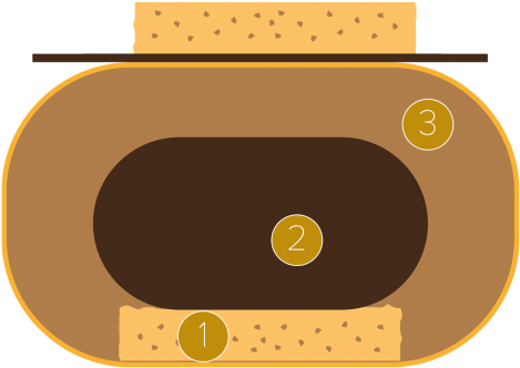 Brazil Chocolate Crémeux With Salty Shortbread And - Circle (481x481)