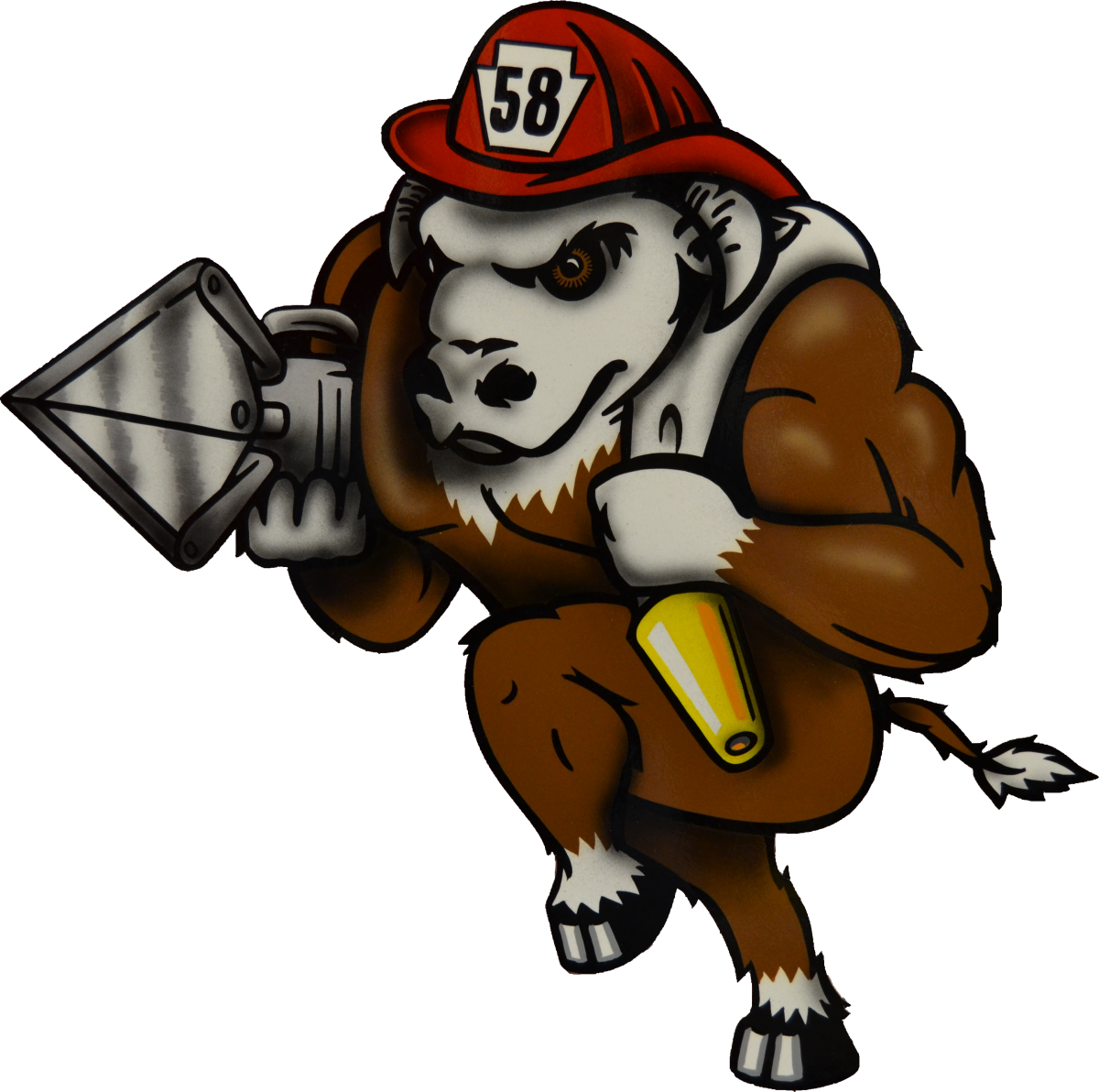 Engine 58 Also Carries Various Medical Equipment As - Cartoon (1200x1192)