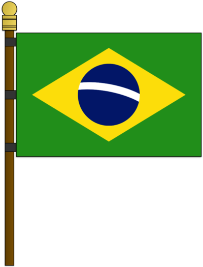 Brazil Alternate Flag By Kristberinn - Digital Art (400x525)