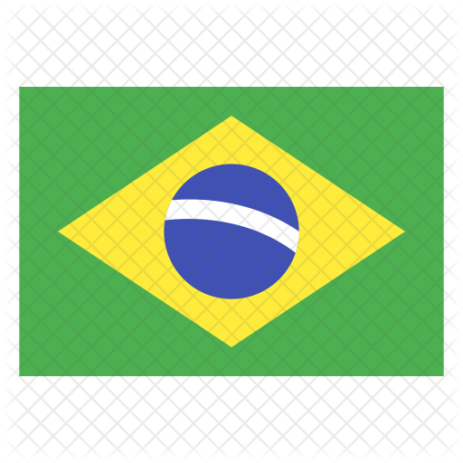 Brazil, County, Flag, National Icon - Brasil Icon (512x512)